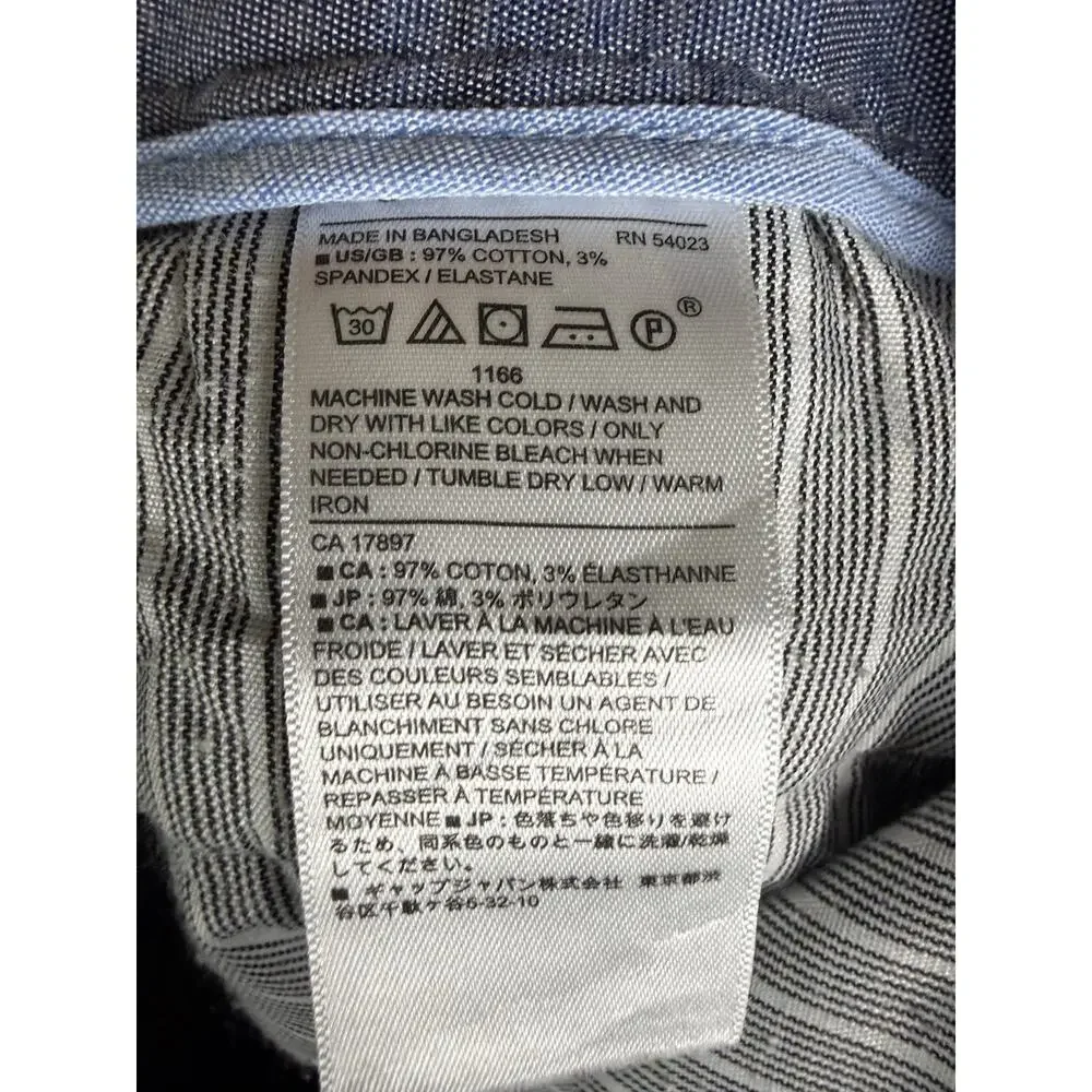 Banana Republic Mason Chino Pants Mens 32x30 Dark Gray Cotton Stretch
